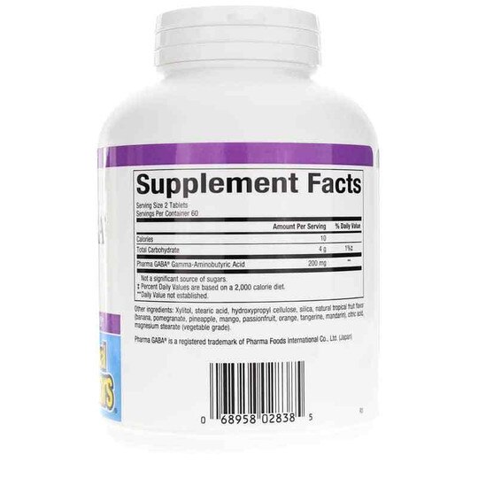 Stress-Relax Pharma GABA Chewable, NF